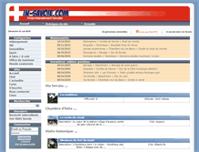 Tablet Screenshot of in-savoie.com